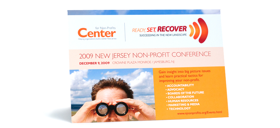 Center for Nonprofits Annual Conference 2009 Postcard